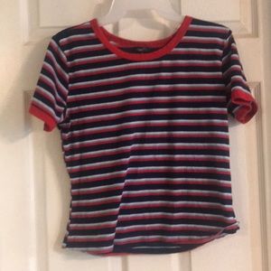 Striped Crop top